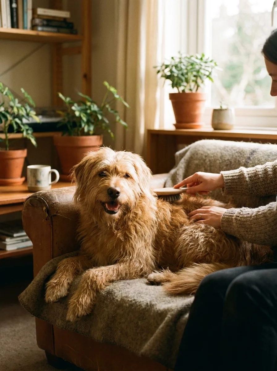 At-home grooming, without the fight cover