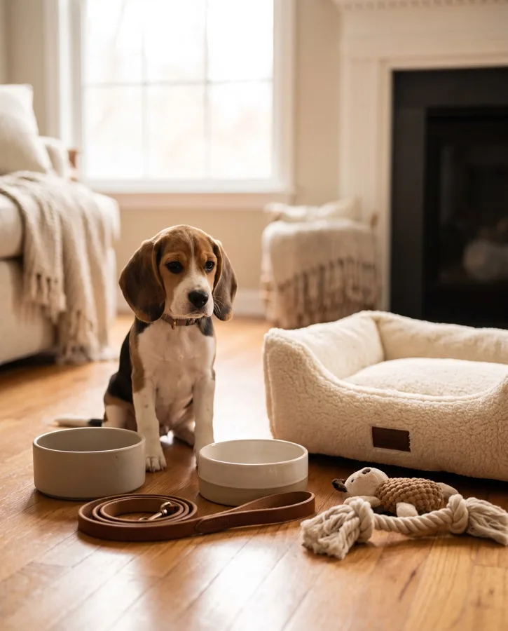 New puppy checklist cover